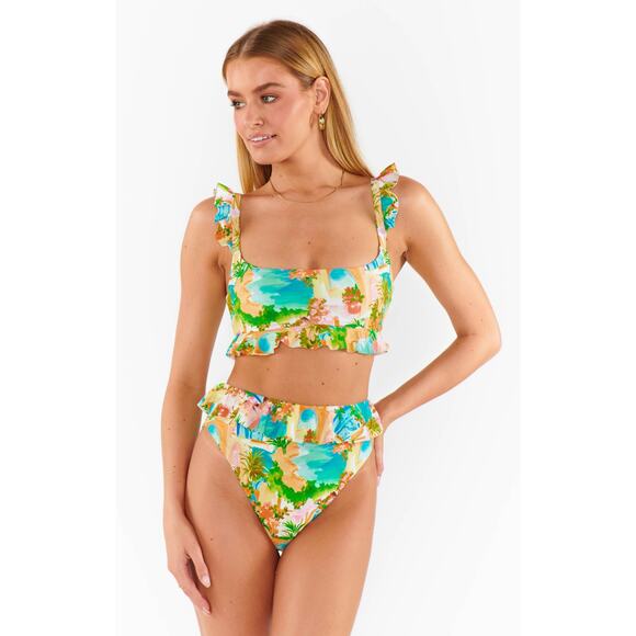 Show Me Your Mumu Island Ruffle Bottom in Palermo Spritz L NWT - Picture 9 of 9